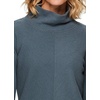 image:imageRBX Active Womens Ultra Soft Quilted Cowl Neck Pullover Sweater Lightweight Mock Neck Tunic Sweatshirt with ThumbholesF19 Green