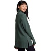 image:imageRBX Active Womens Ultra Soft Quilted Cowl Neck Pullover Sweater Lightweight Mock Neck Tunic Sweatshirt with ThumbholesGreen Smoke