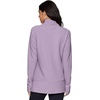 image:imageRBX Active Womens Ultra Soft Quilted Cowl Neck Pullover Sweater Lightweight Mock Neck Tunic Sweatshirt with ThumbholesLight Purple Shadow