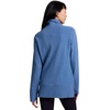 image:imageRBX Active Womens Ultra Soft Quilted Cowl Neck Pullover Sweater Lightweight Mock Neck Tunic Sweatshirt with ThumbholesRiverside Blue