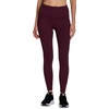 image:imageRBX Active Womens Ultra Soft Solid Workout Running Yoga Leggings with PocketsBurgundy Wine