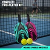 image:imageRBX Elite Pickleball Set Complete Kit with 2 Paddles amp Balls Premium Materials Easy Grip Handle Great for All LevelsAquaHot Pink