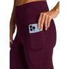 image:imageRBX FleeceLined Leggings for Women Yoga Pants with Pockets Gym Pants for Cold Weather FullLength Leggings for Running YogaBurgundy Wine