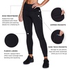 image:imageRBX FleeceLined Leggings for Women Yoga Pants with Pockets Gym Pants for Cold Weather FullLength Leggings for Running YogaDark Spruce