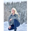 image:imageRBX FleeceLined Leggings for Women Yoga Pants with Pockets Gym Pants for Cold Weather FullLength Leggings for Running YogaEggplant