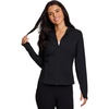 image:imageRBX Active Womens Athletic Breathable Lightweight Zip Up Running Jacket with PocketsJet Black