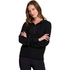 image:imageRBX Active Womens Fashion Yoga Lightweight Long Sleeve Pullover Hoodie TopRibbed Black