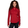 image:imageRBX Active Womens Lightweight Mock Neck Fleece Lined Zip Up Pullover Athletic Running Shirt
