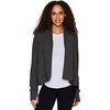 image:imageRBX Womens Cropped Lightweight French Terry Cardigan Yoga Sweater With Pockets