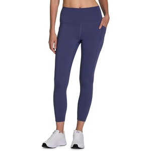 image:imageRBX Active High Waisted Squat Proof Ankle Length Leggings for Women 78 Yoga Leggings with PocketsCrown Blue