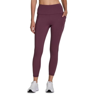image:imageRBX Active High Waisted Squat Proof Ankle Length Leggings for Women 78 Yoga Leggings with PocketsPlumberry
