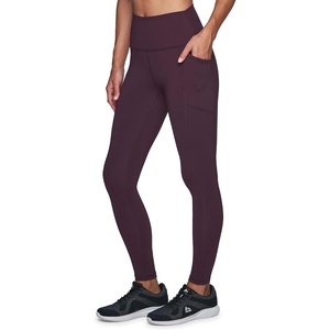 image:imageRBX Active High Waisted Squat Proof Workout Yoga Leggings with Pockets for WomenDeep Plum