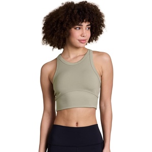 image:imageRBX Active Womens Athletic Fashion High Coverage Low Impact Workout Sports BraDesert Sage
