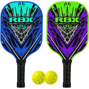 image:imageRBX Elite Pickleball Set Complete Kit with 2 Paddles amp Balls Premium Materials Easy Grip Handle Great for All Levels GreenBlue