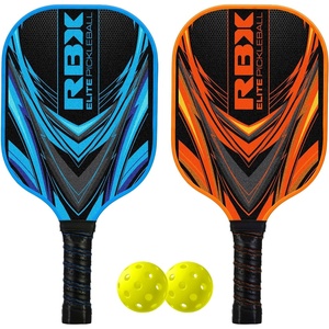 image:imageRBX Elite Pickleball Set Complete Kit with 2 Paddles amp Balls Premium Materials Easy Grip Handle Great for All LevelsBlueOrange