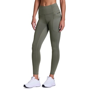 image:imageRBX FleeceLined Leggings for Women Yoga Pants with Pockets Gym Pants for Cold Weather FullLength Leggings for Running YogaMulled Basil