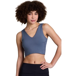 image:imageRBX Womens Yoga Gym Bra Athletic Fashion Lounge MediumLow Impact Sports BraVintage Indigo