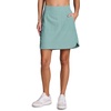 image:imageRBX Active Longer Length Skort for Women Quick Drying Woven Pickleball Golf Skort with Pockets for Tennis Hiking RunningSea Glass