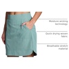 image:imageRBX Active Longer Length Skort for Women Quick Drying Woven Pickleball Golf Skort with Pockets for Tennis Hiking RunningSea Glass