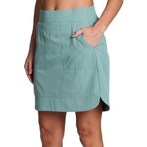 image:imageRBX Active Longer Length Skort for Women Quick Drying Woven Pickleball Golf Skort with Pockets for Tennis Hiking RunningSea Glass