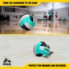 image:imageRBX Elite Performance Volleyball Official Size 5 Soft Touch Cover All Weather IndoorOutdoorNeon MintBlack