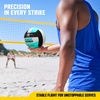 image:imageRBX Elite Performance Volleyball Official Size 5 Soft Touch Cover All Weather IndoorOutdoorNeon MintBlack
