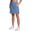 image:imageRBX Active Longer Length Skort for Women Quick Drying Woven Pickleball Golf Skort with Pockets for Tennis Hiking RunningMoonlight Blue