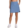 image:imageRBX Active Longer Length Skort for Women Quick Drying Woven Pickleball Golf Skort with Pockets for Tennis Hiking RunningMoonlight Blue