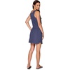 image:imageRBX Tank Dress for Women Quick Drying Stretch Woven Hiking Golf Dress Drawstring Waist Beach Dress Coverup with PocketsDrawstring Smoke Blue